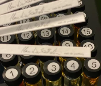 Degustazione olfattiva con extrait de parfum
