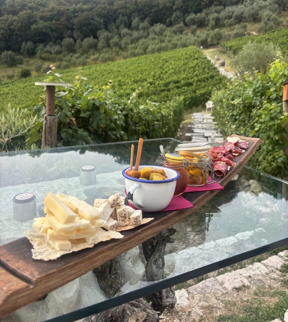 Aperitivo tra i vigneti a Bassano