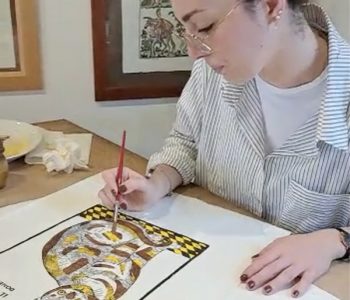 La pittura su carta pregiata
