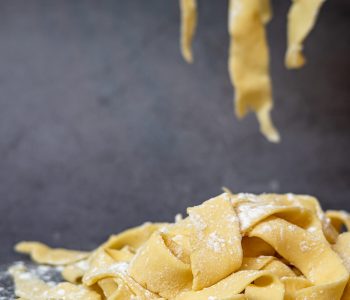 Pasta ripiena e dolci con lo chef